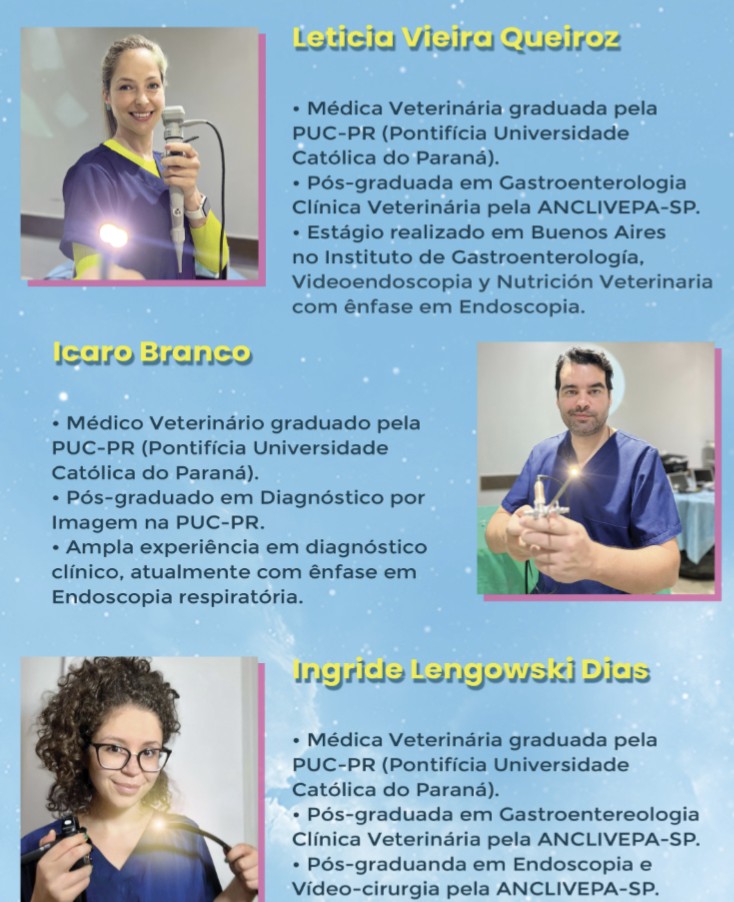 Conheça mais sobre os nossos veterinários!